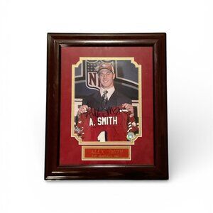 Alex Smith Signed Draft Portrait